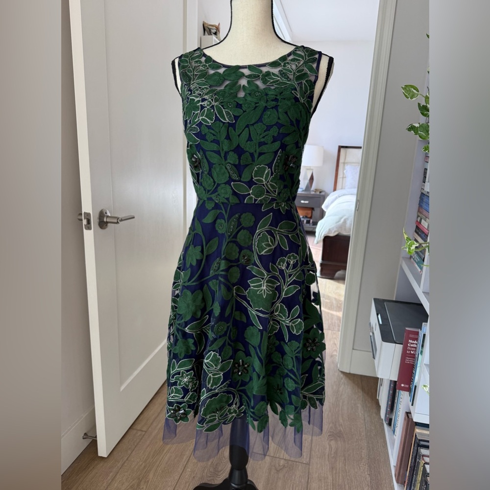 Pankaj & Nidhi for Anthropologie Embroidered & Beaded Dress